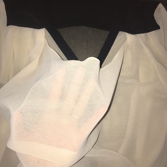 Bar III sheer button down - Picture 5 of 5